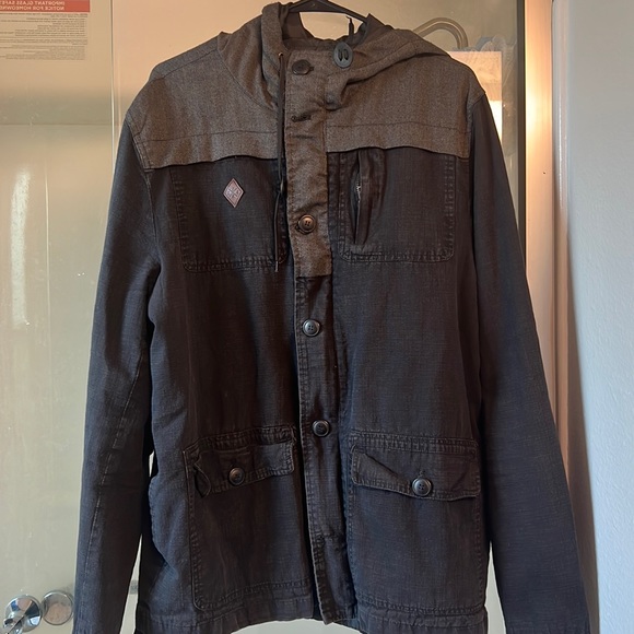 Men’s black denim jacket - Picture 1 of 1